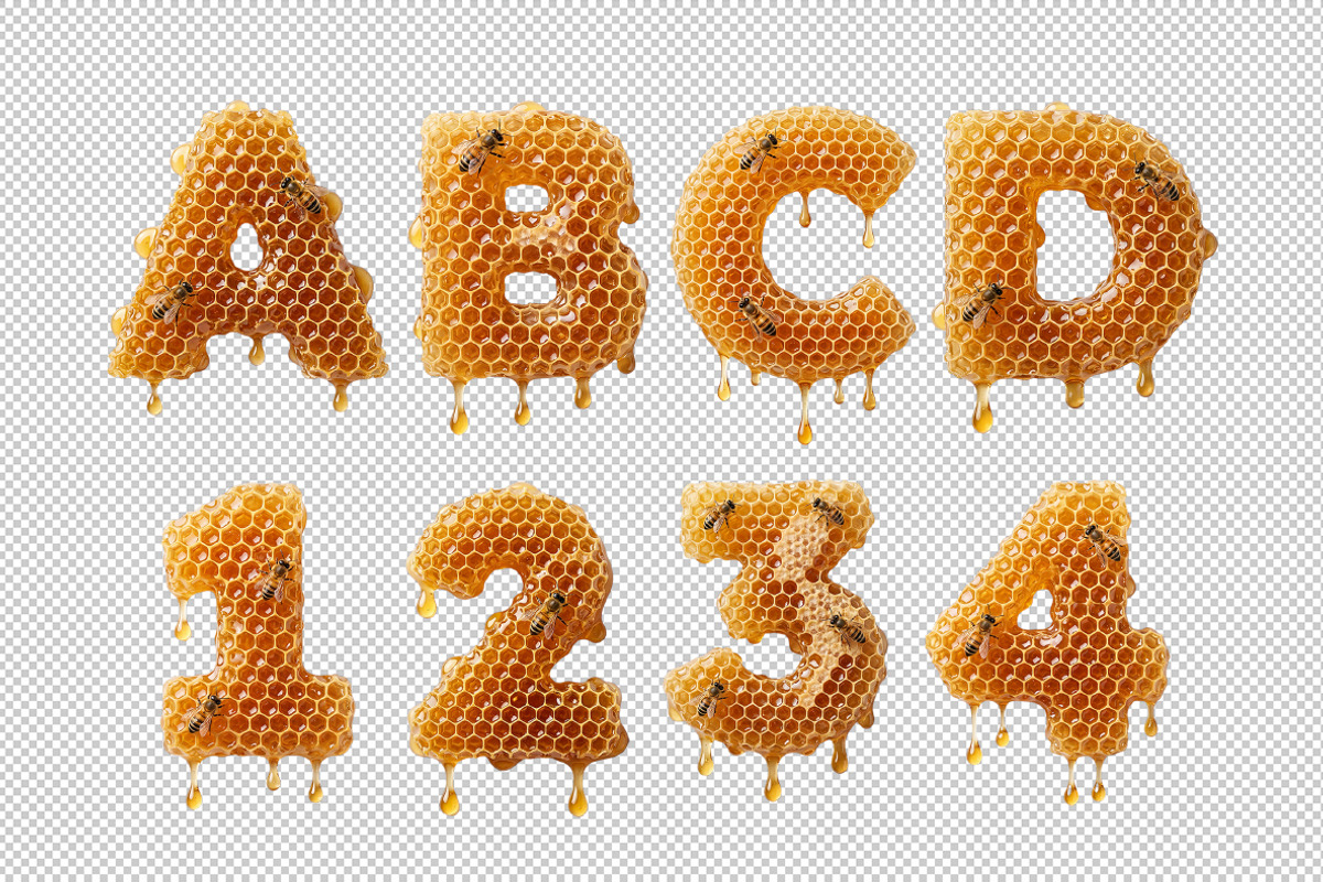 Honeycombs Font, a Sans Serif Font by Handmadefont (Photo 15 of 15)