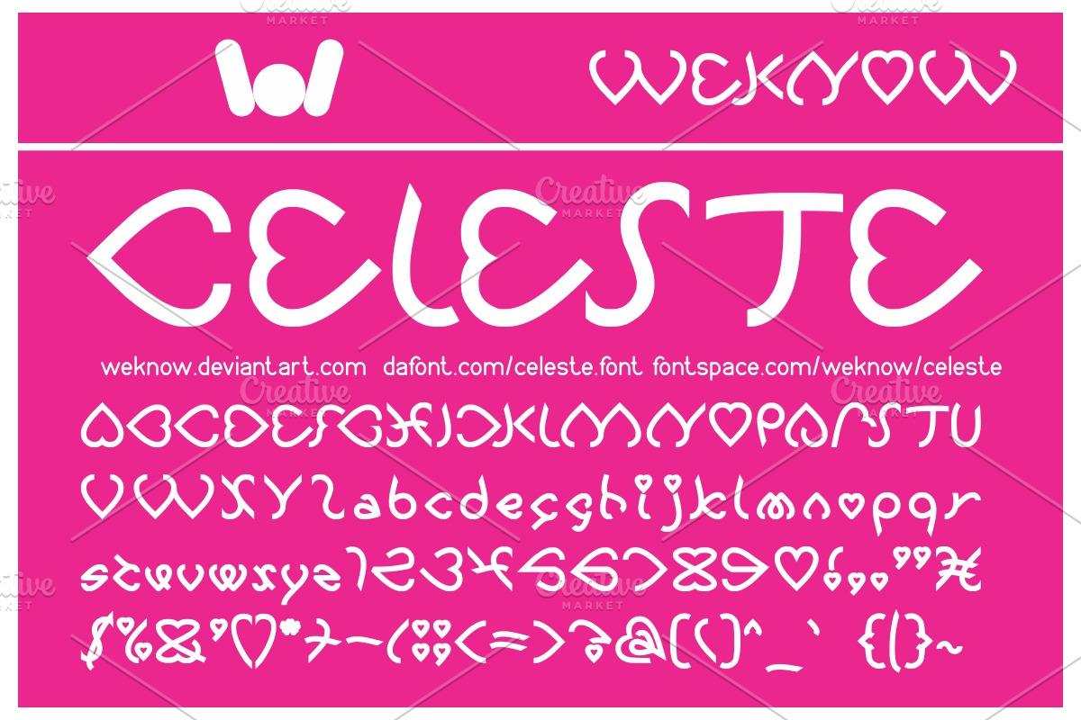 celeste font