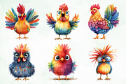 Whimsical Funny & Quirky Chicken PNG, an Illustration by Creative Art (Thumbnail 2 of 12)