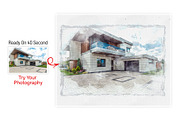 Digital House Painting Art Creator, an Action Add-On by MRI STUDIO (Thumbnail 7 of 29)