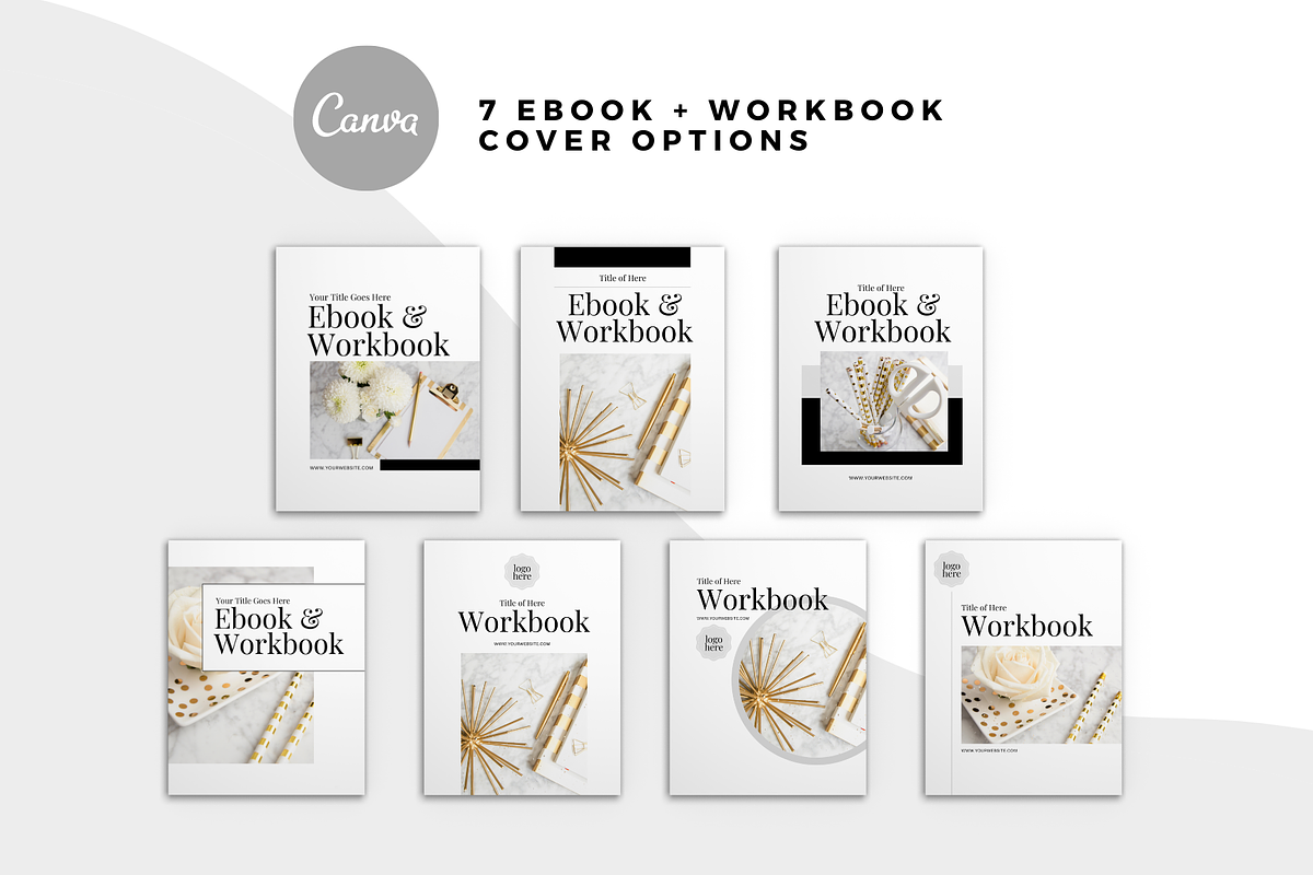 Minimalist Mega Workbook Canva, a Templates & Theme by The Blog Creative (Photo 3 of 12)