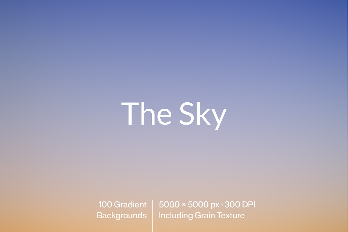 Sky – 100 Gradient Backgrounds, a Texture Graphic by MarkSupply (Photo 1 of 5)