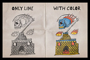 SERA Flash Tattoo, an Object Graphic by AROKA (Thumbnail 3 of 5)