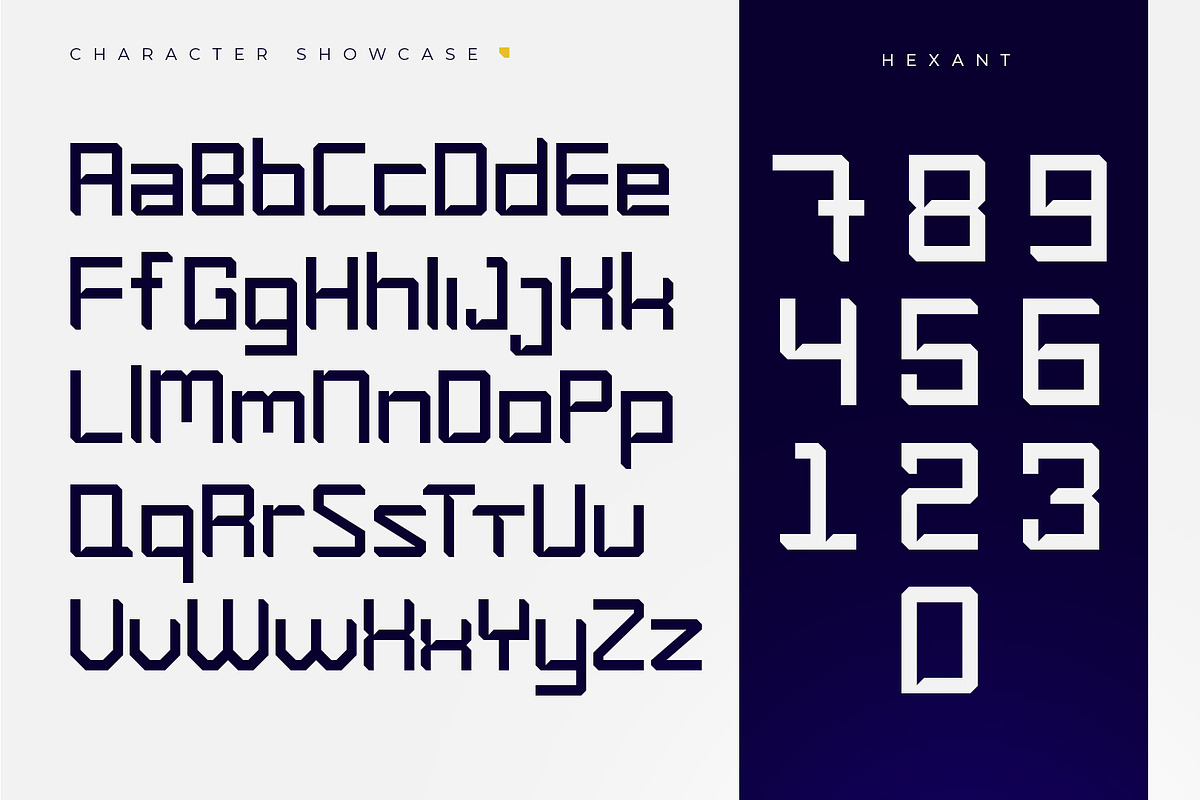 Hexant - Geometry Sans Font, a Sans Serif Font by CuratedType Studio (Photo 2 of 10)