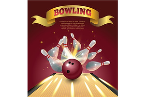 Bowling club poster 