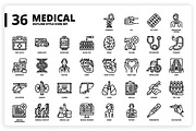 3,600 Icons x3 Styles, an Outline Icon by monkik (Thumbnail 206 of 299)