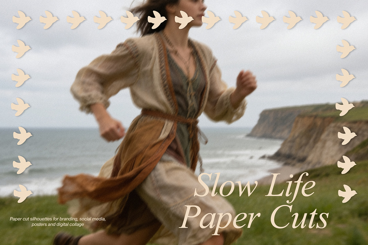 Slow Life Paper Cuts, an Object Graphic by divanovskaya_nv (Photo 10 of 13)