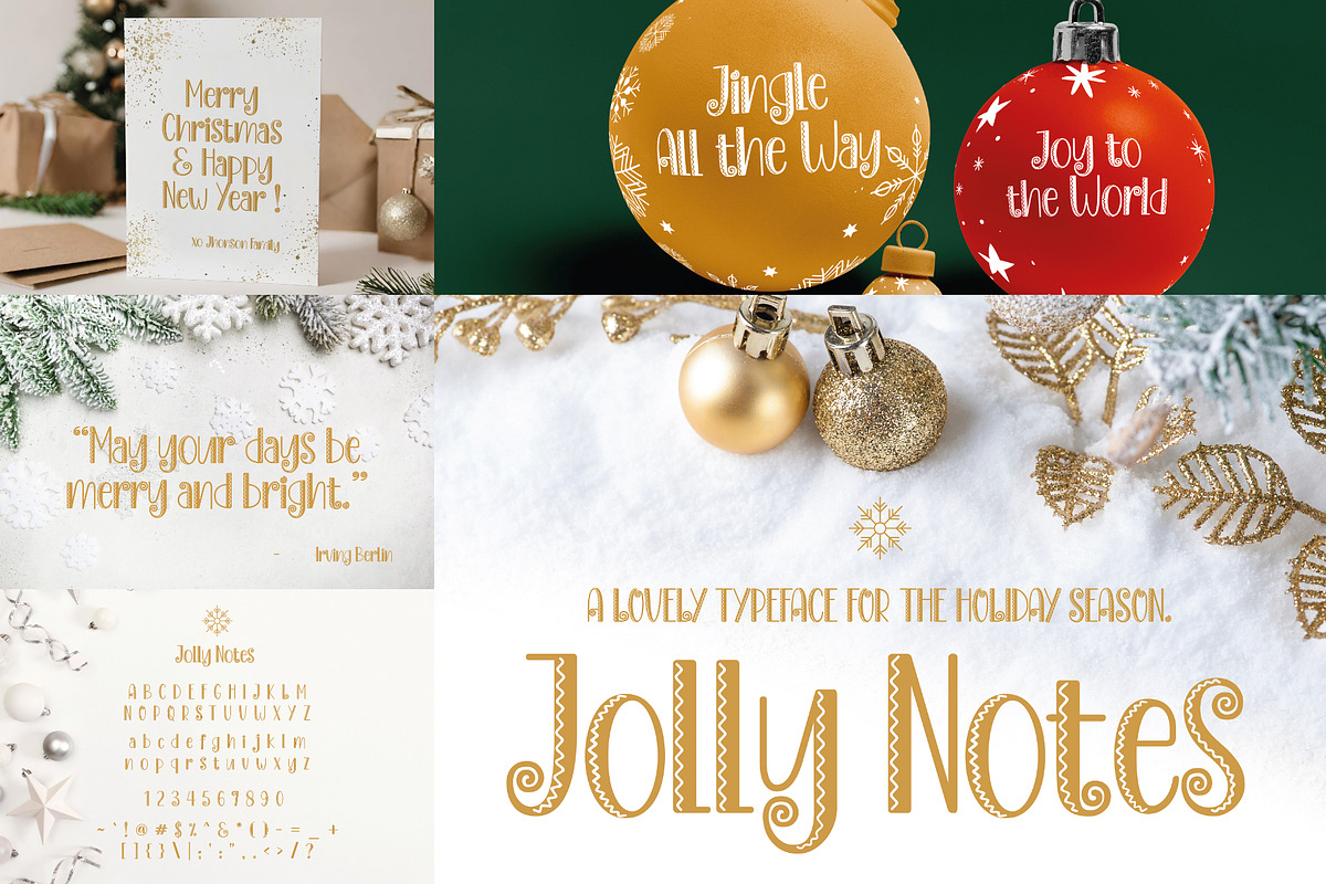 The Christmas Font Bundle (75 Fonts), a Sans Serif Font by HipFonts (Photo 8 of 11)