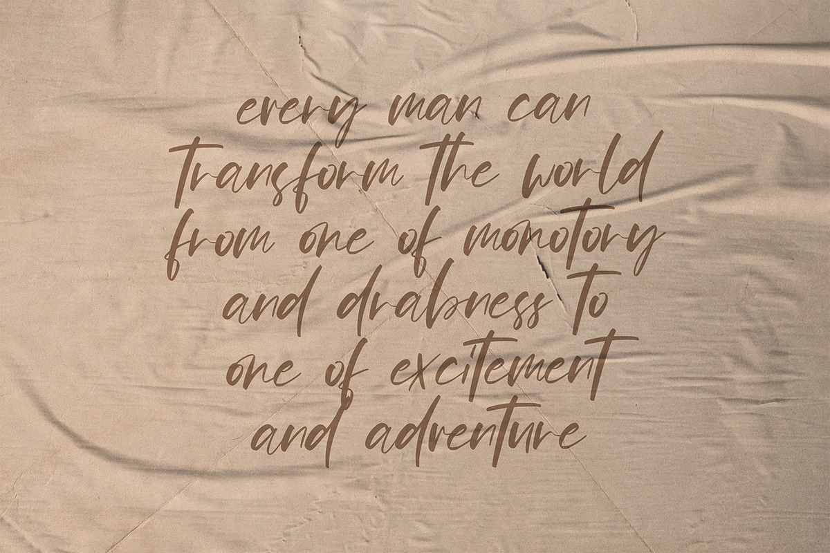 Pejuang Cinta - Handwritten Font preview 5
