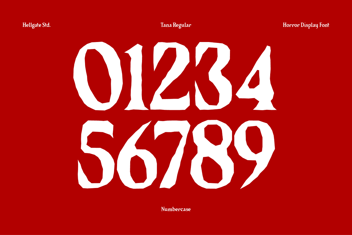 Tana Horror Display Font, a Serif Font by GRVS Studio (Photo 5 of 7)