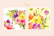 Spring flowers. Watercolor., a Decorative Illustration by Ekaterina Mikheeva (Thumbnail 7 of 8)