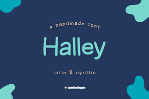 Halley Handwritten Display Font