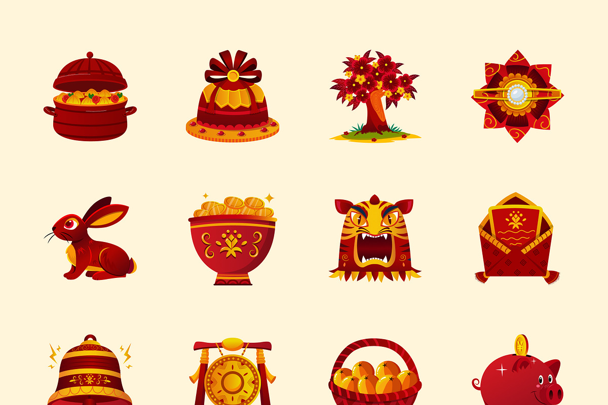 Chinese New Year Illustrations, a Decorative Illustration by Creative Stall (Photo 8 of 8)