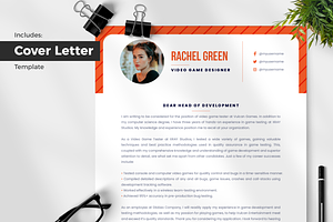 Ava Resume Cover Letter Template