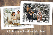 Snowy Holiday Cards Template PSD, a Card Template by PSD templates and Photos (Thumbnail 3 of 6)