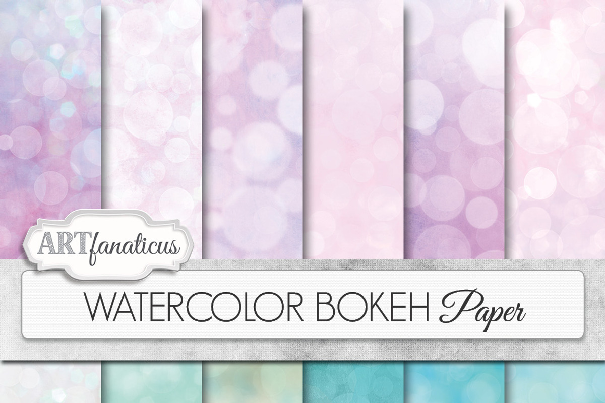 WATERCOLOR BOKEH, a Texture Graphic by Artfanaticus (Photo 1 of 4)