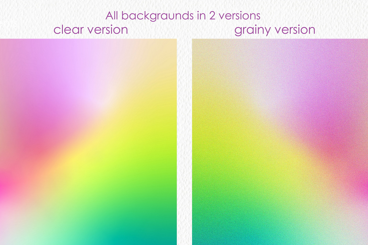 Grainy Gradient Backgrounds & Shapes, an Object Graphic by ArtIrisArt (Photo 6 of 15)