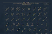 Explore the Sea Icon Set, an Outline Icon by Wandery Supply (Thumbnail 5 of 6)