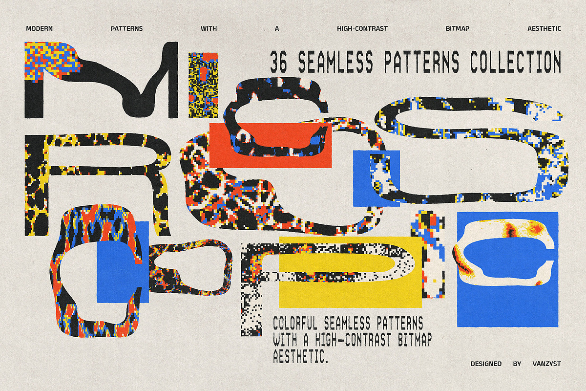 Microscopic Seamless Patterns, a Pattern Graphic by Vanzyst (Photo 9 of 9)