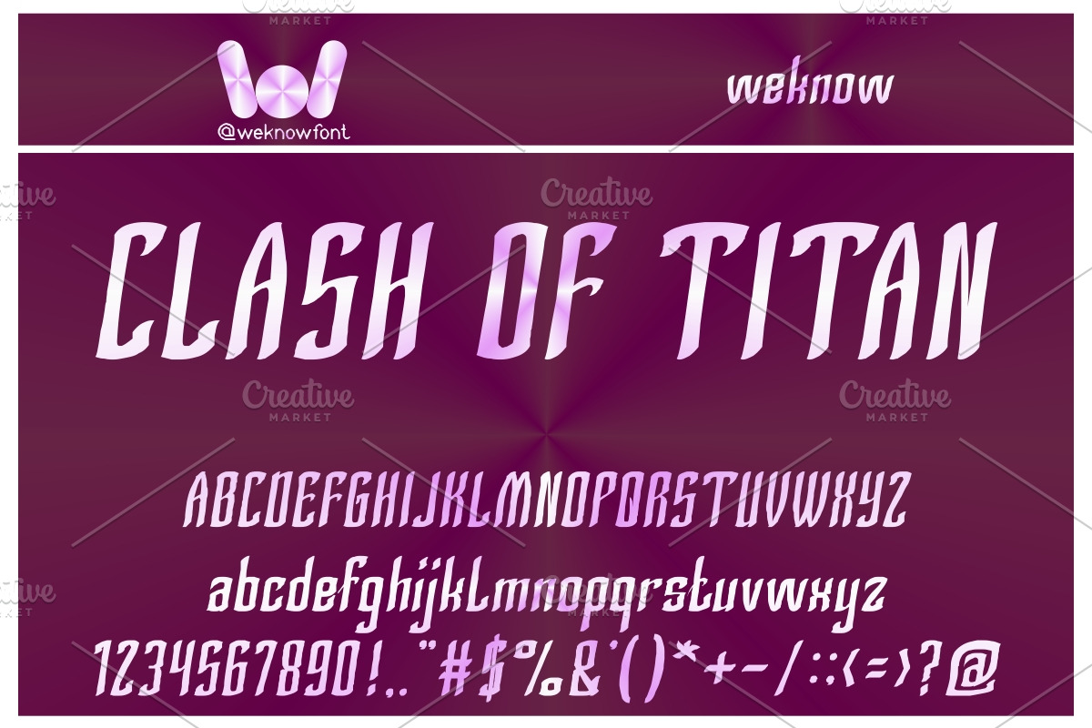 Silver Knight font, a Font by weknow (Photo 2 of 5)