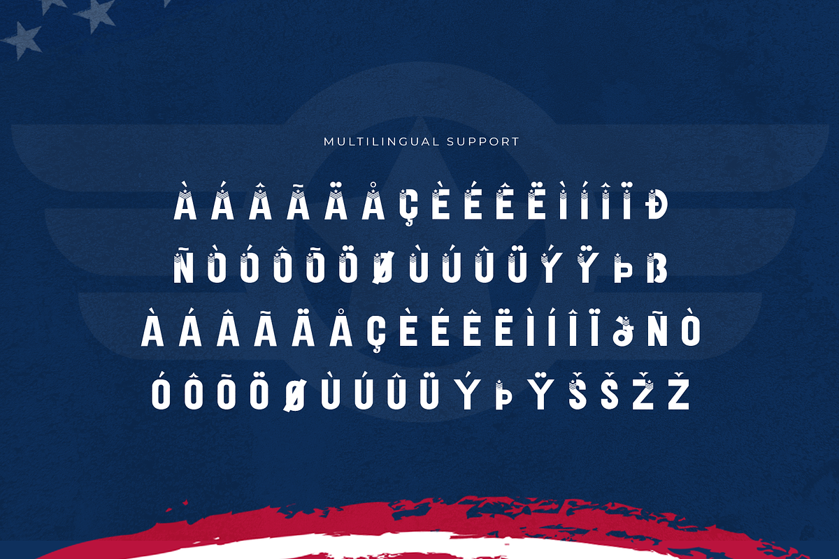 US Veteran - A Classy Veteran Font, a Sans Serif Font by overlaytemplates