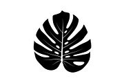 Monstera Leaf Silhouette Bundle, an Illustration by yasushie (Thumbnail 15 of 31)