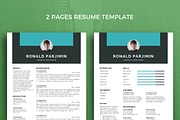 Resume Template 32, a Resume Template by graphicalcium (Thumbnail 2 of 3)
