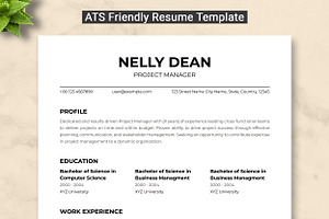 Project Manager Resume Template, a Resume Template by ResumeInventor