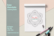 Easy Mandala Coloring Book, a Graphic by MISTstudioDesign (Thumbnail 1 of 8)