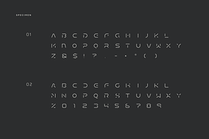 Gasof Futuristic Font