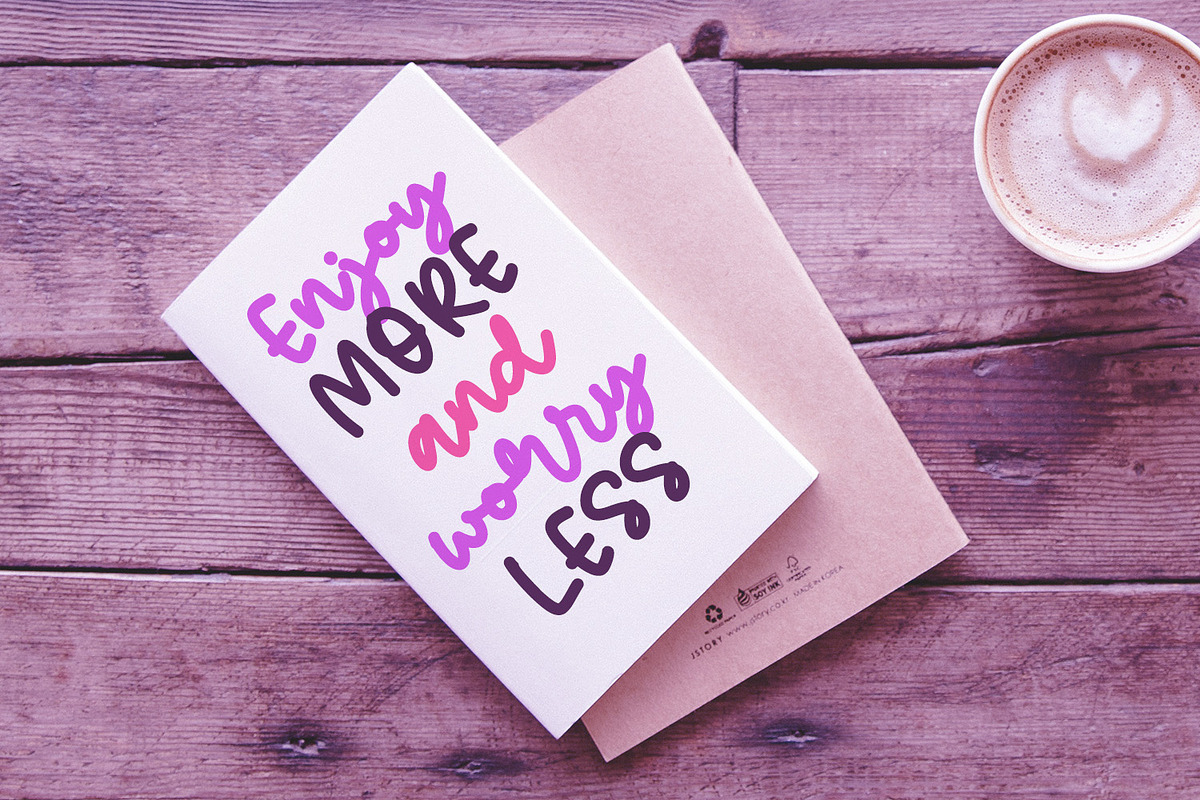 Cute Oneself, a Handwritten Font by yumnatype (Photo 3 of 10)