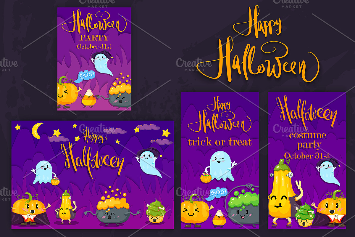 Happy Halloween. 10 flyers, a Flyer Template by HmarkaShop (Photo 3 of 3)