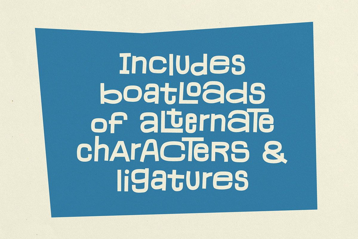 Golightly Display Font, a Sans Serif Font by Sombrero Craft (Photo 3 of 6)