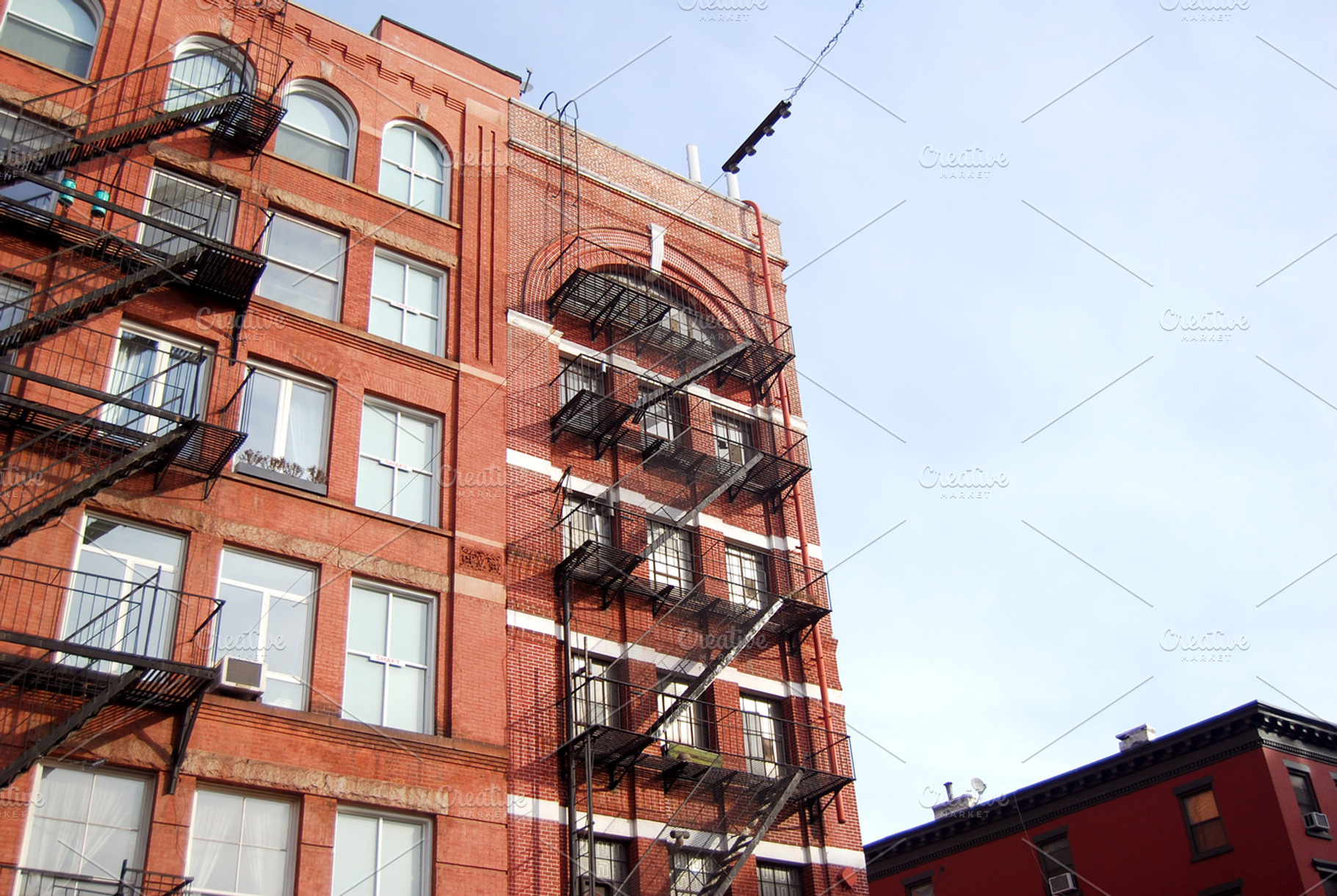 Brick and stairs in New York, an Architecture Photo by Suzanne Appealin Photo