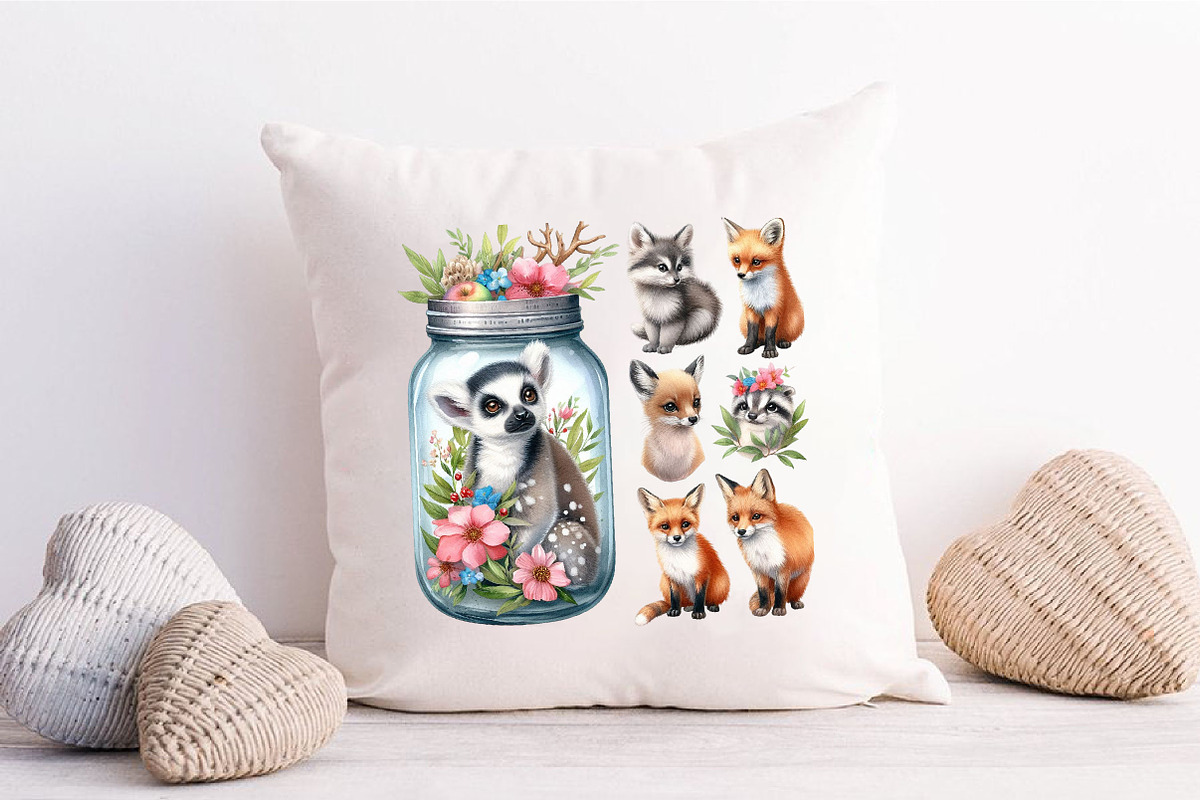 Animals Inside a Mason Jar PNG, a Graphic by CitraGraphics (Photo 5 of 6)