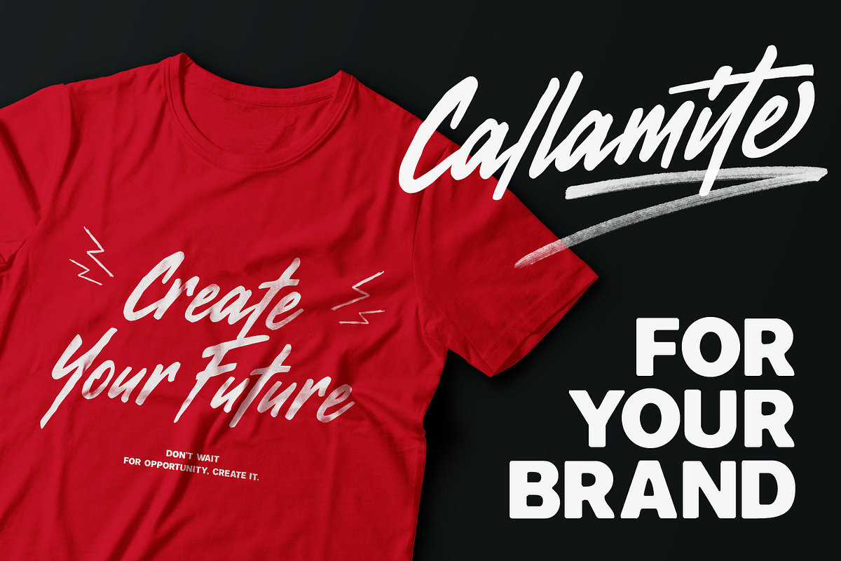Callamite Combo Dynamic Duo Typeface, a Sans Serif Font by Maulana Creative (Photo 6 of 8)