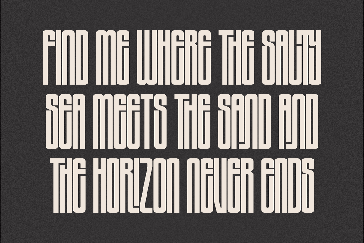 Salty Sans - Condensed Sans Serif, a Sans Serif Font by Pian45 Studio (Photo 2 of 8)