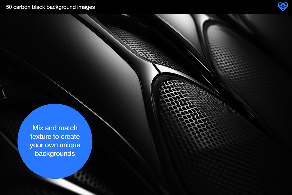 Carbon - 50 Black & White Textures, a Background Graphic by ikono.me (Photo 3 of 6)