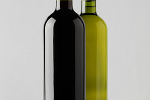 Wine bottle mockup JPEG, a Food & Drink Photo by Shablon