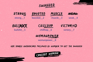 Coolest Woman Font