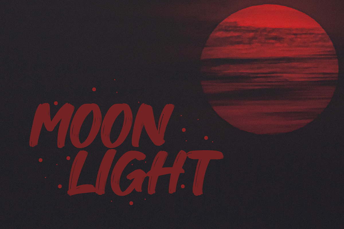 Anarchy Brush Font preview 4