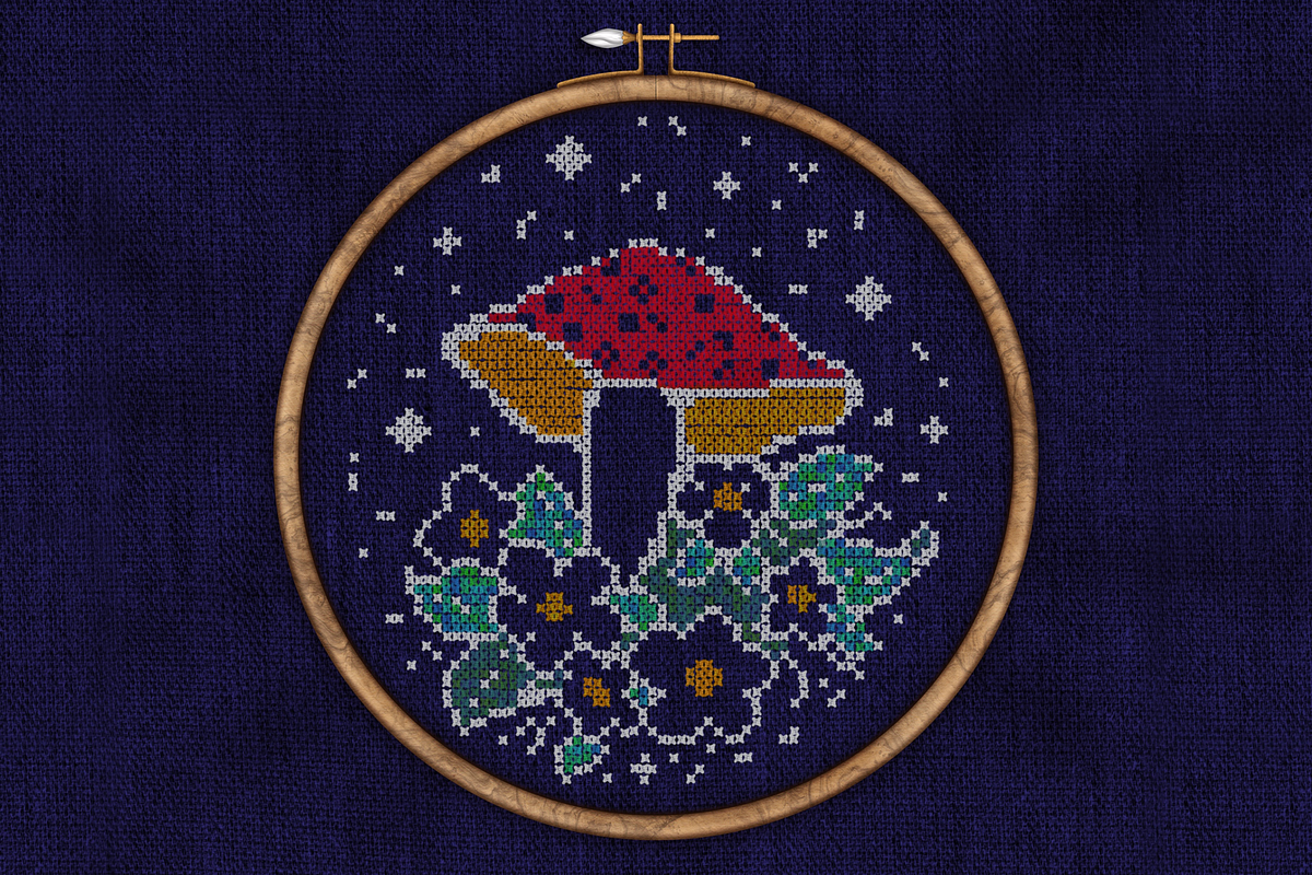 Cross Stitch Embroidery Brushes v2, a Brush Add-On by bokettori (Photo 10 of 10)