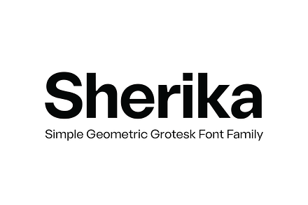Sherika Font Family, a Sans Serif Font by Seniors