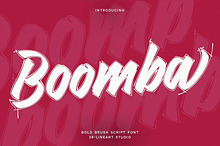 Boomba - Bold Brush Script Font