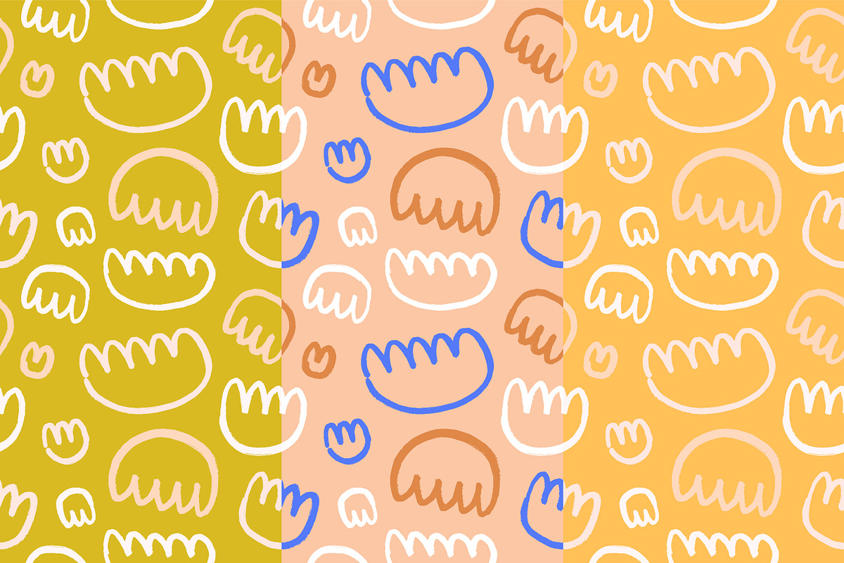 Abstract floral seamless pattern set, a Pattern Graphic by Good Studio (Photo 3 of 24)