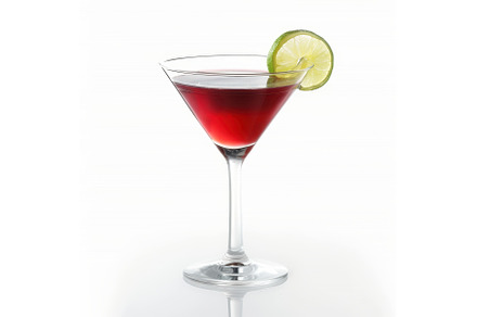A classic Cosmopolitan cocktail