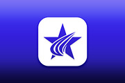 abstract star logo design, a Branding & Logo Template by vexper (Thumbnail 4 of 4)