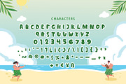 Summer Dance - Display Font, a Script Font by Alpaprana (Thumbnail 7 of 8)