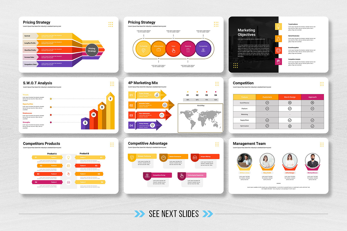 Investor Pitch Deck Bundle, a Presentation Template by White Graphic (Photo 7 of 12)