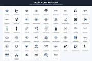 51 Ophthalmology & Vision Care Icons, a Duotone Icon by Symbolic Language (Thumbnail 2 of 3)